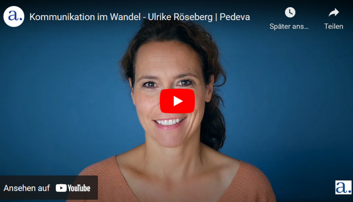 Kommunikation im Wandel | Ulrike Röseberg, Pedeva